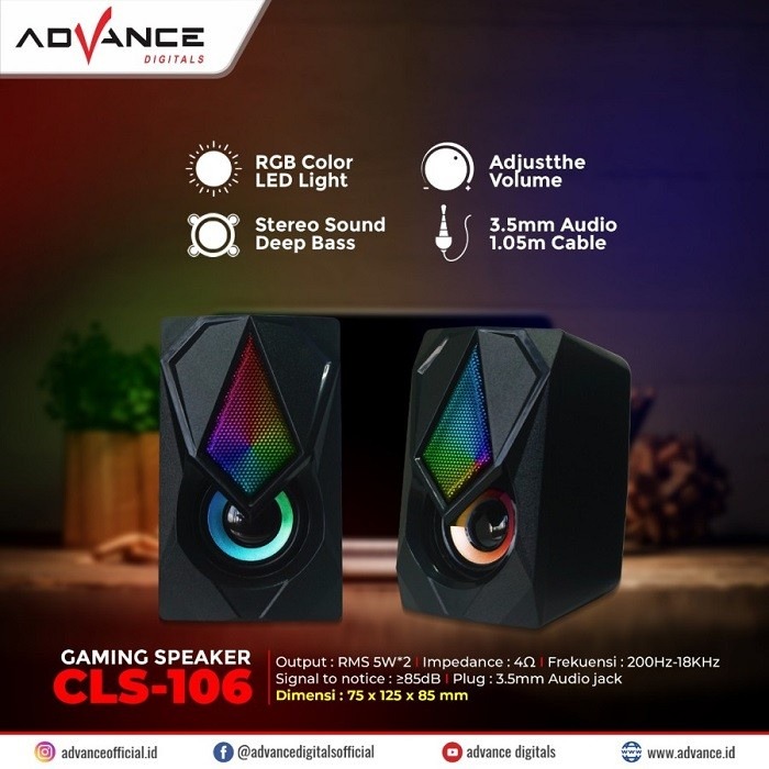 SPEAKER KOMPUTER ADVANCE CLS 106 